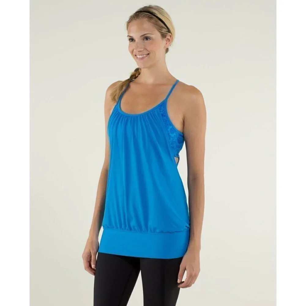 LULULEMON  | NO LIMITS TANK CORNFLOWER